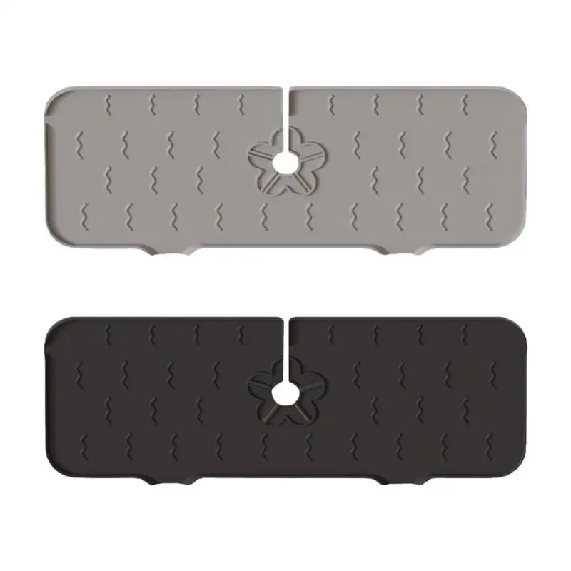 

Faucet Draining Pad Silicone Sink Guard Mat Sink Protectors For Kitchen Sinks Toilet Counter Bathroom And Apartment Gadgets