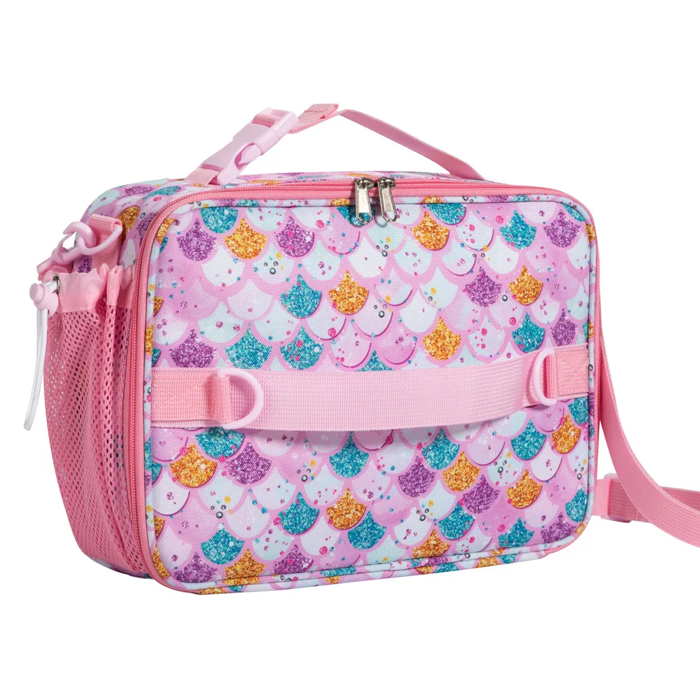 

Oxford Kids Lunch Box Crossbody Bags for Children Insulated Lunch Cooler Bag Food Bento Tote with Lunch Shoulder Bag