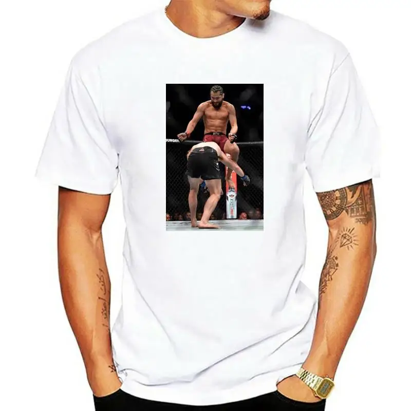 

Jorge Masvidal Flying Knee Knockout Ben Askrenharajuku Streetwear Shirt Menfighter Fan T Shirt