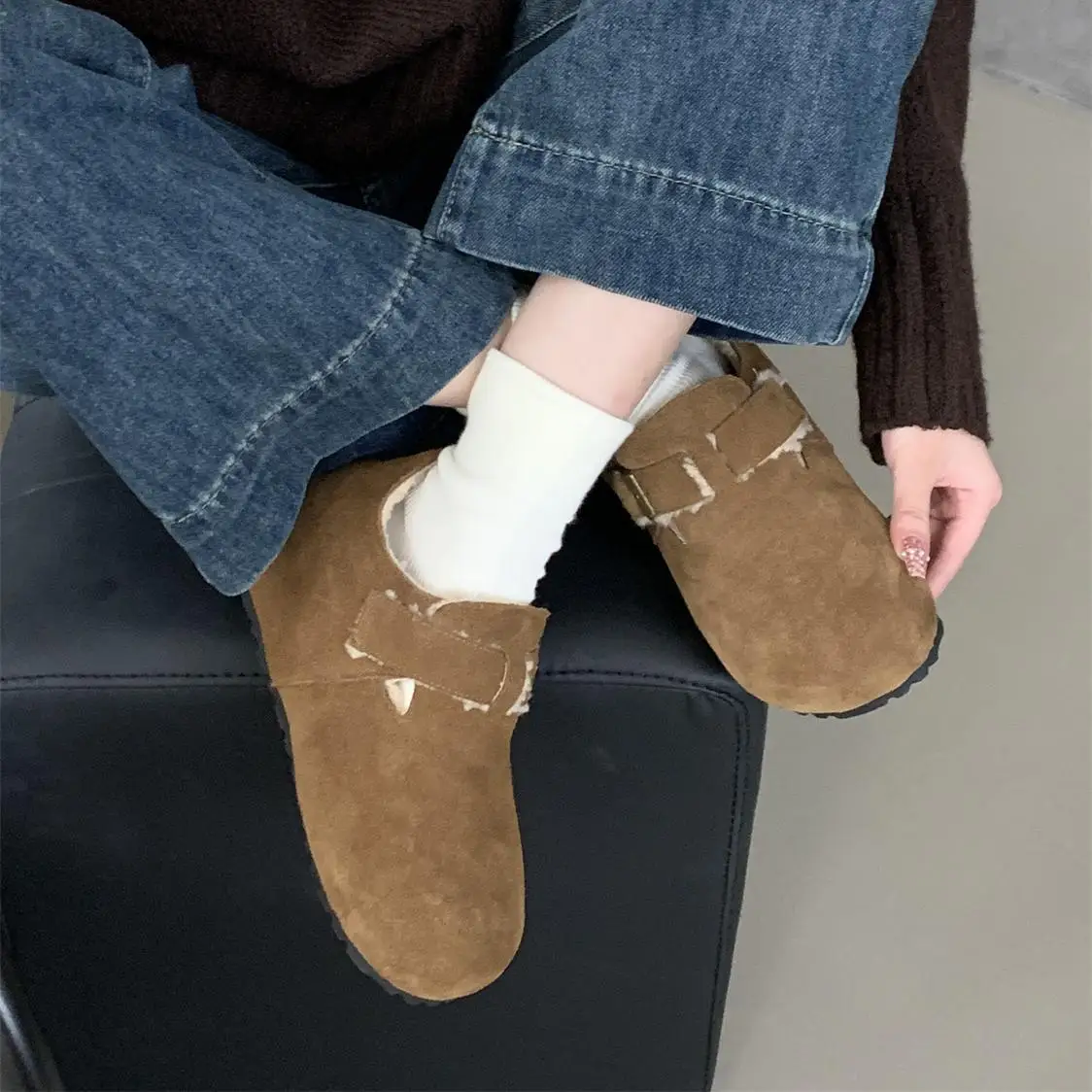 Женские лоферы повседневные женские кроссовки увеличивающие рост универсальные