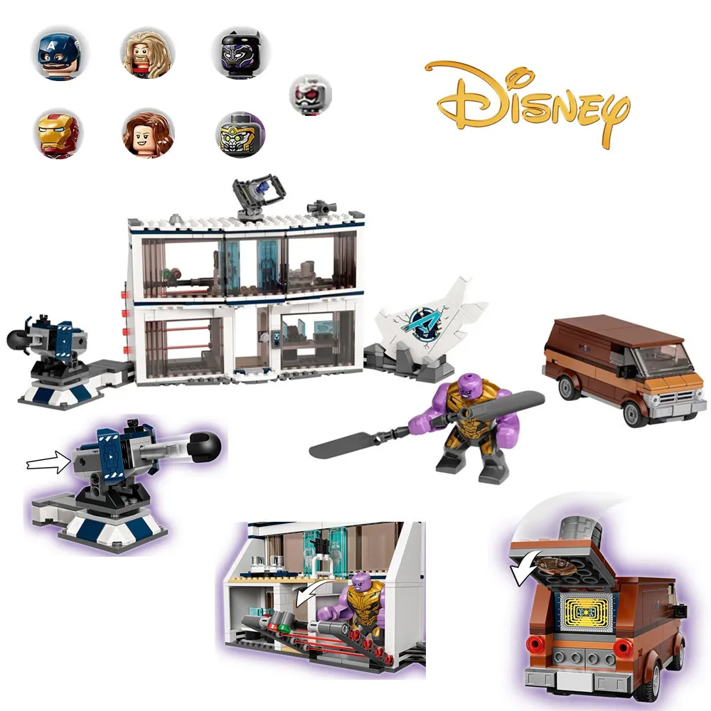 

Disney marvels Avengers Endgame Final Battle Thanos Thor Wanda Ironman Figures Model 76192 Building Block Bricks Toy Gift Kid