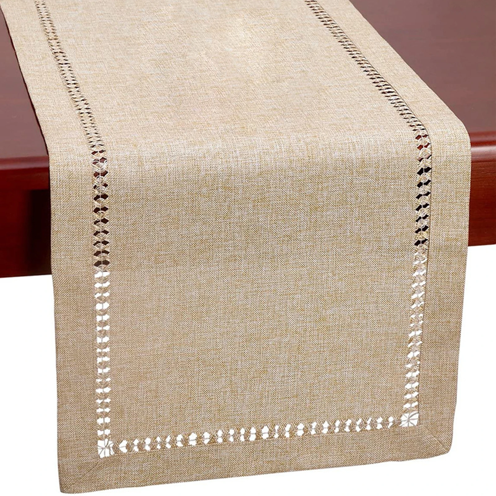 

Home Decor Dining Tabletop Reusable Daily Furniture Protection Living Room Table Runner Party Washable Solid Kitchen Soft