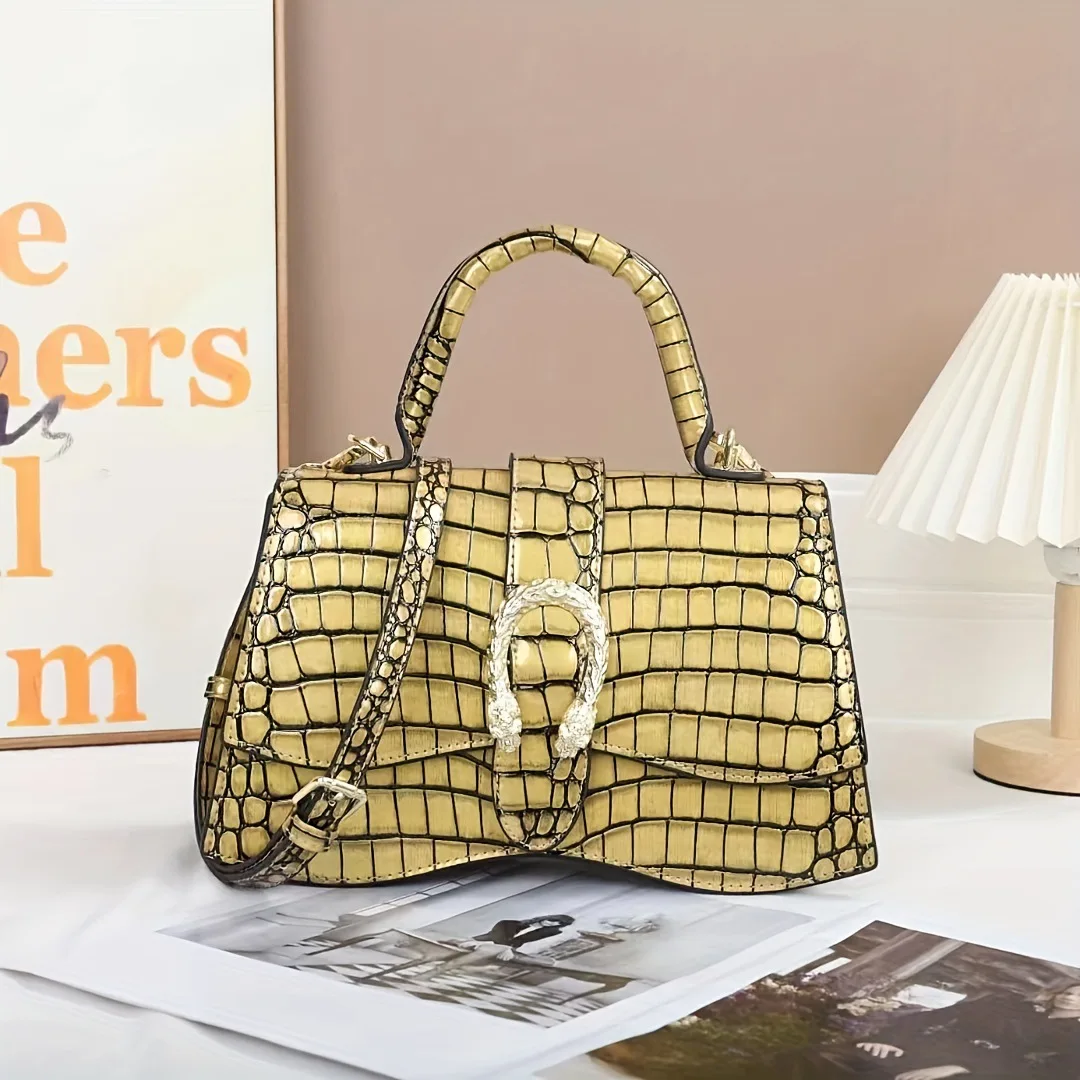 

Genuine leather new fashion light luxury women's bag, high-end feeling, women's portable one shoulder crossbody