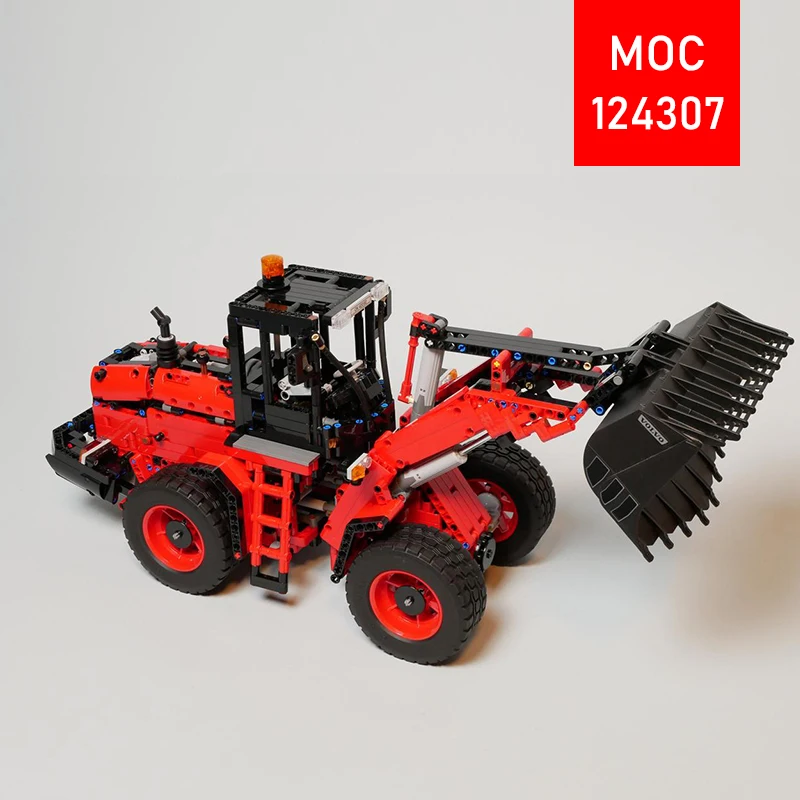 Индивидуальная модель-конструктор MOC: Колесный погрузчикСамосвал - Модная развивающая игрушка, Набор для конструирования, Подарок (art.: 3920db26feccc) - 3920db26feccc