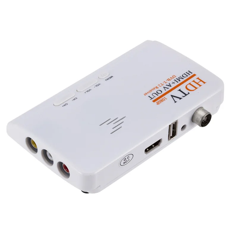 DVB-T DVB-T2 TV Box спутниковый ресивер цифровой эфирный HDMI 1080P T/T2 AV CVBS HD ТВ-тюнер приемник