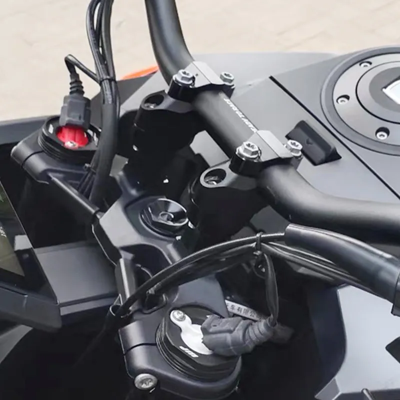Фото Кронштейн для увеличения высоты руля мотоцикла, подходит для KTM 690 790 890 Duke, аксессуары для крепления рычага переключения передач на руле. №5