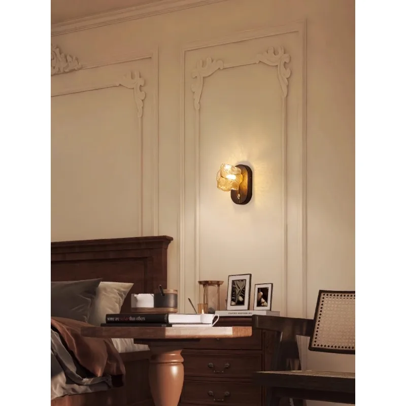 Американская настенная ретро-лампа Минималистичная креативная прикроватная