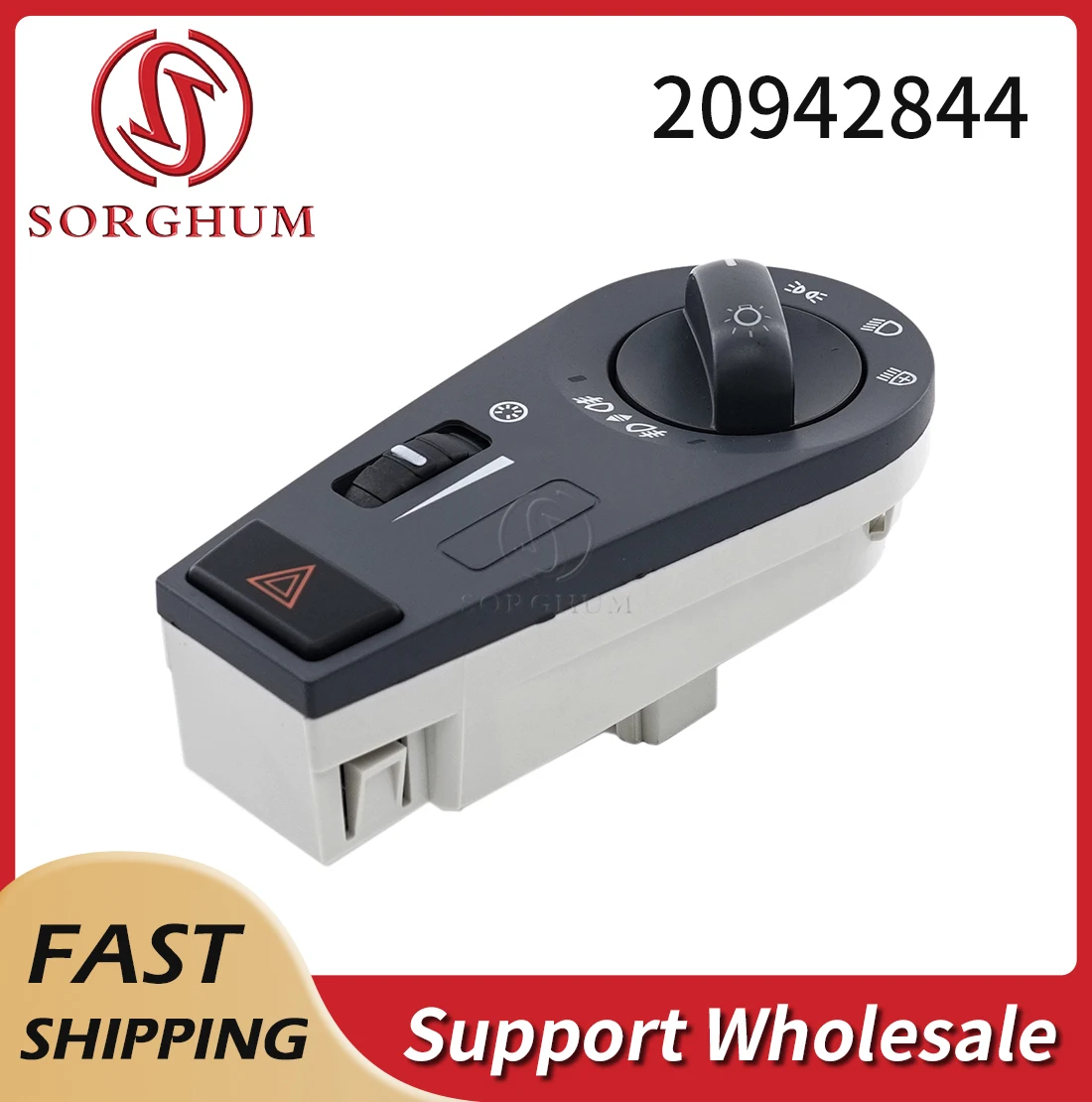 

Sorghum 20942844 Head Light Headlight Knob Fog Lamp Switch Button For Volvo Truck FH12 FM VNL 20953569 20466302 Car Accessories