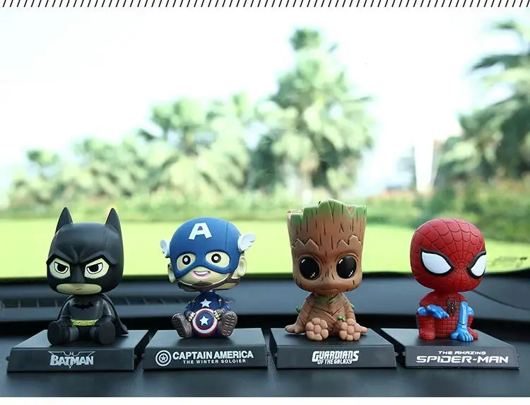 Коллекция супергероев Marvel фигурка Мстителей танос Бэтмен Халк Человек-паук -