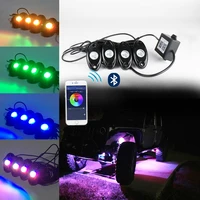 4 in 1 automobile ship rgb 7colors chassis atmosphere light deck light bar ktv household decorative lamp app bluetooth control