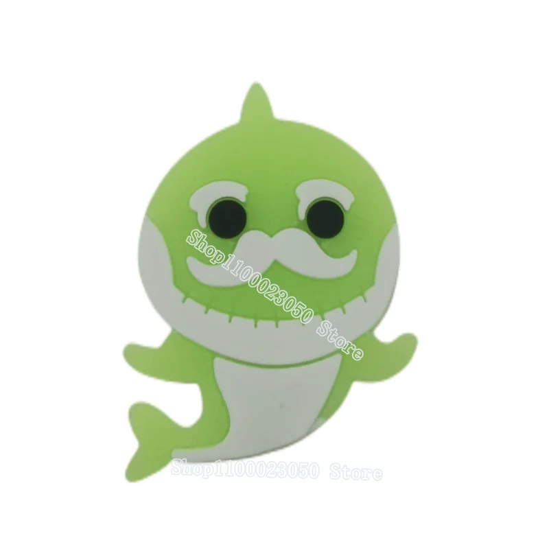 Детская Пряжка для обуви с отверстиями в виде акулы аксессуары сделай сам