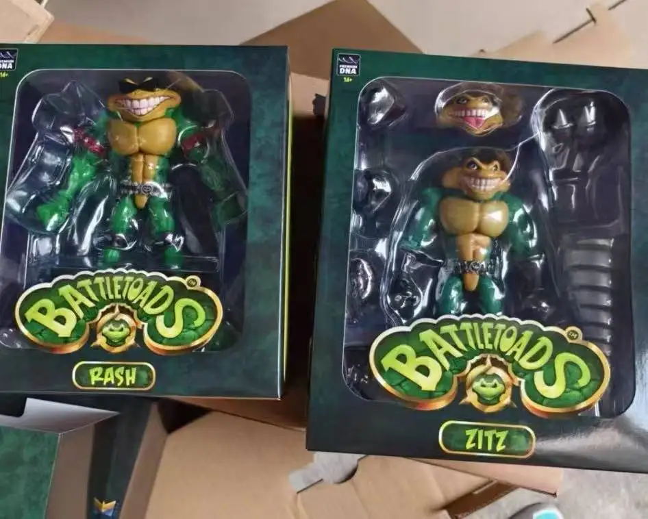 Фото Коллекционная фигурка Battletoads Wave 1 Rat Bones Porka Pig от Megalopolis Premium DNA – игрушка-подарок