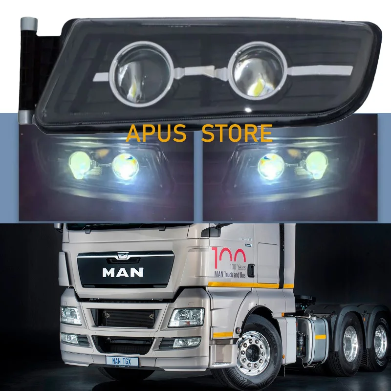 Фото 1 шт. светодиодная противотуманная лампа подходит для MAN TGX/TGS/TGL TRUCK FOG LIGHT №1