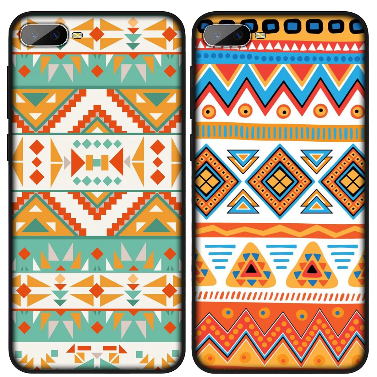 Ацтекский Племенной Красочный цветочный Новый чехол для телефона iPhone 12 11 X XS XR Pro
