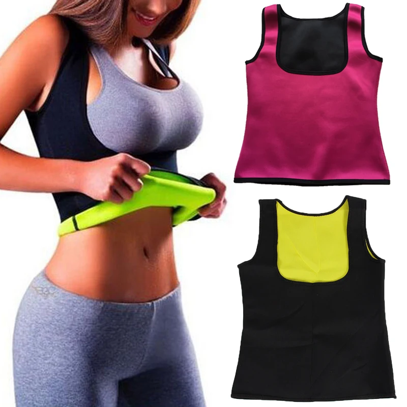 

Women Neoprene Sweat Sauna Body Shapers Vest Waist Trainer Slimming Weight Loss Waist Cincher Anti cellulite Burning Fat