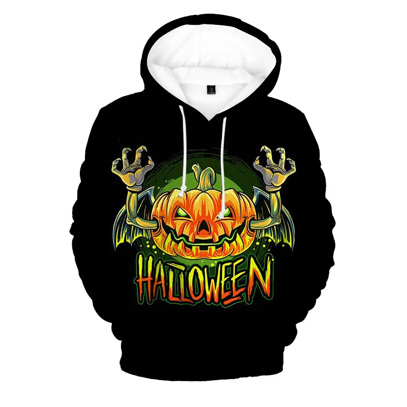 

Halloween Funny Print Casual Hoodie