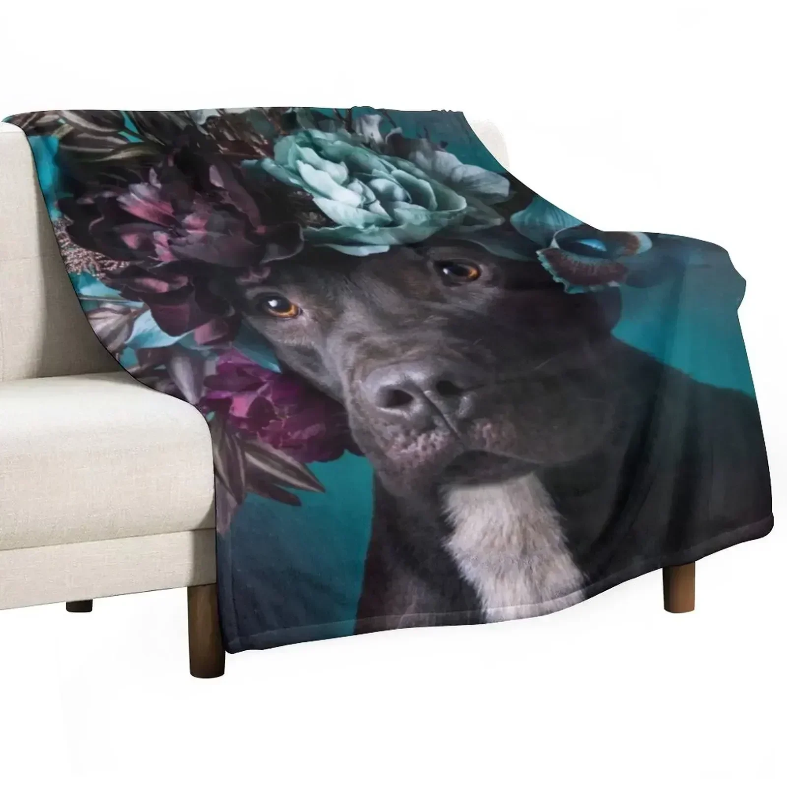 Одеяла Flower Power Aden Throw Blanket и движущиеся фланелевые одеяла