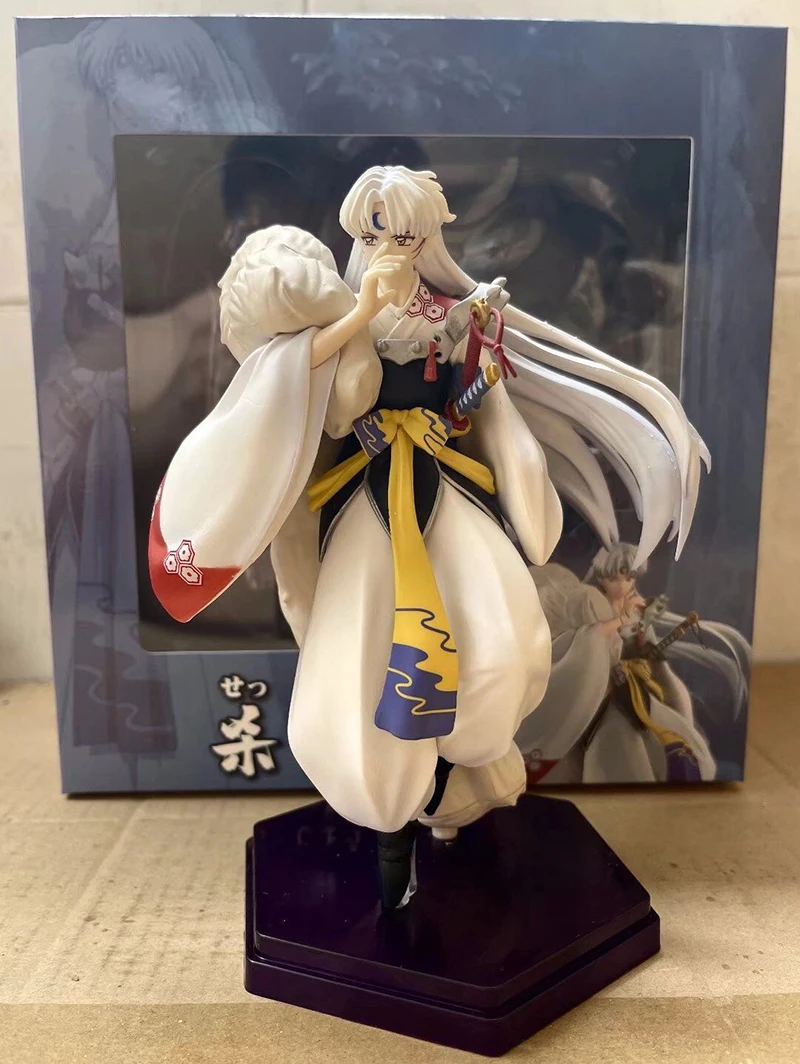 

Аниме Inuyasha Sesshomaru ПВХ экшн-фигурка Коллекционная крутая модель игрушка подарок на день рождения Рождество Кукла 20 см