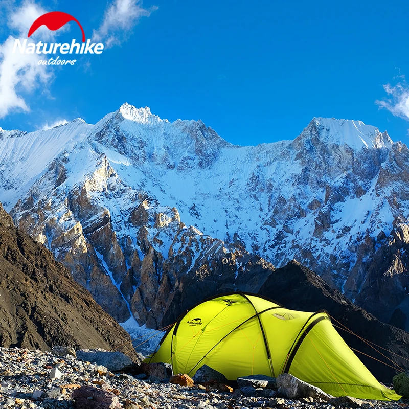 Pаспродажа Палатка Naturehike туристическая нейлоновая, на 2 человек, водонепроницаемая, ветрозащитная, для скалолазания, Всесезонная, навес для путешестви...