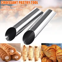 stainless steel pastry baki cannoli forms food grade cream horn mould cake horn mold cannoli tubes shells pastry baking mold