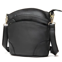 genuine leather womens bags first layer cowhide solid color bucket bags middle aged mother casual shoulder messenger bags