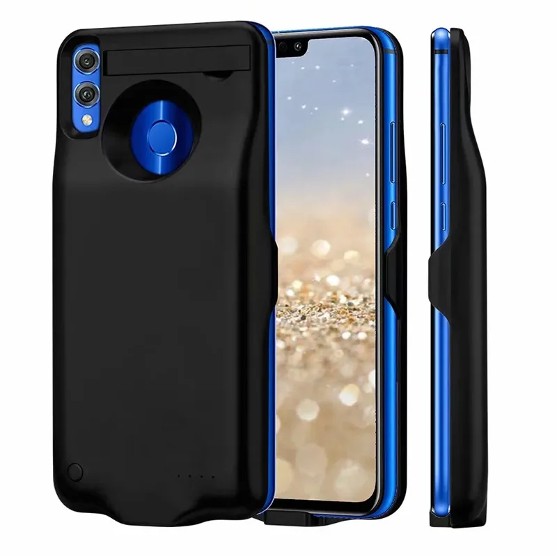 

For Huawei Honor 8X 10 9 Lite 9i Silm Battery Charger Case shockproof USB power bank Charger Cover For Huawei P Smart Y9 2019