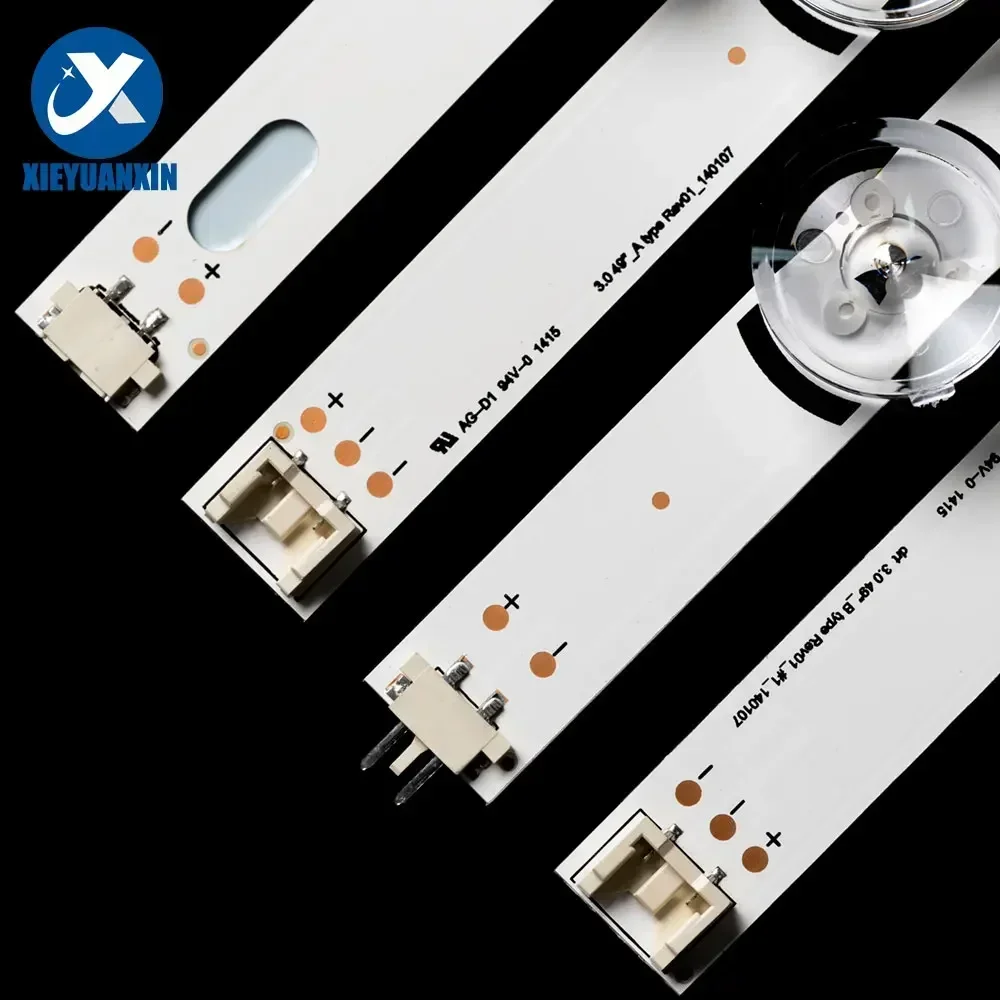 5 комплектов светодиодной подсветки для 49LB6200 49LB650V 49LB630V 49LB580V 49LB620V 49LB5500 49LB570B 49LB570U