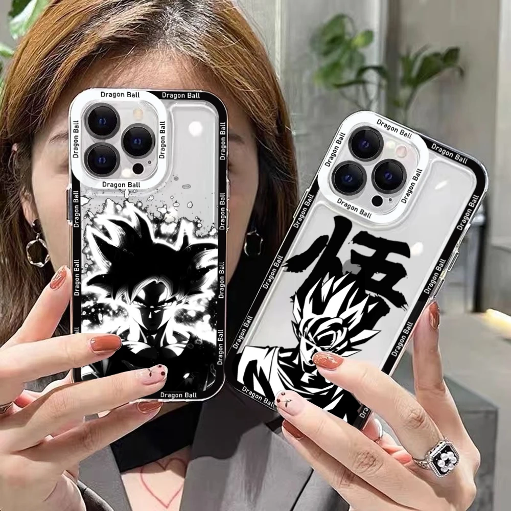 

Anime Dragons Balls Transparent Phone Case For iPhone 14 13 12 Mini 11 Pro Max X XR XS 7 8 Plus Soft Silicone Back Cover Fundas