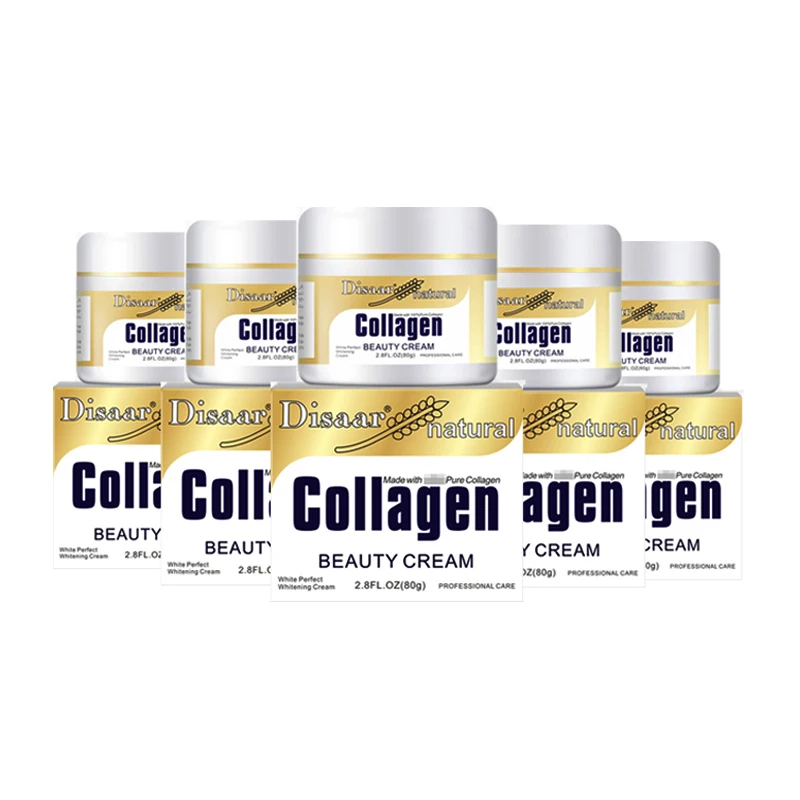 

Face Collagen Cream Anti Wrinkle Anti Aging Dark Spot Remover For Face Serum Whitening Cream Face Creams Skin Care 5pcs 80G