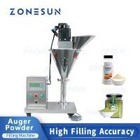 zonesun electric 6l fine dry bleaching detergent medicine powder auger filling machine dosing powder dispenser