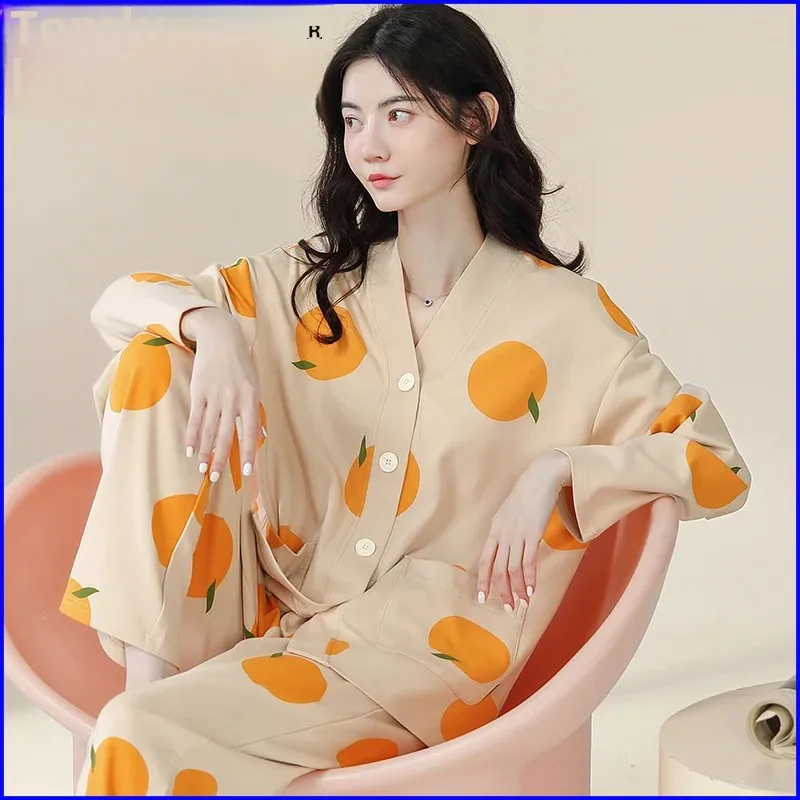 Tengfei женское кимоно из чистого хлопка с длинными рукавами кардиган повседневная