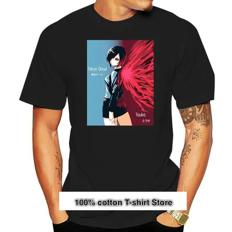 

Camiseta de manga corta para hombre Tokyo ghoul. Camiseta de Touka Tokyo Ghoul para mujer, camiseta para mujer