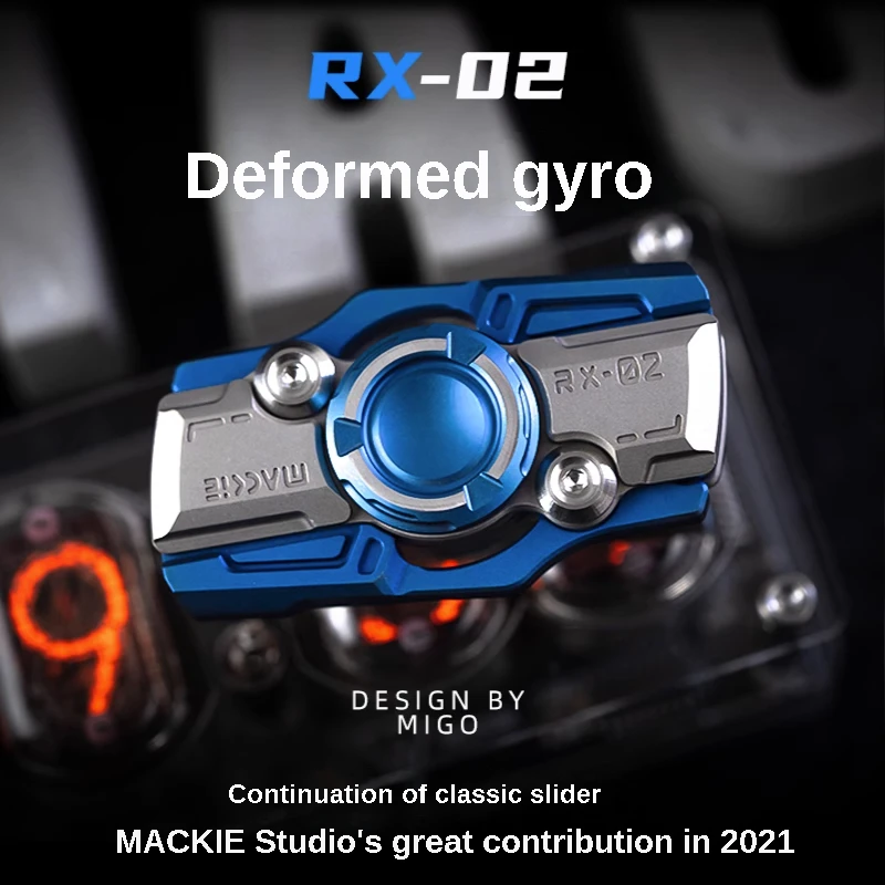 Adult Decompression Toy McGee RX02 2nd Generation Slider Fingertip Gyro Edc High-speed Rotation enlarge