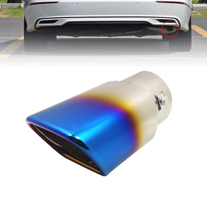 Car exhaust pipe is suitable for Odyssey Harvard H6 7th generation Accord blue stainless steel silencer tail throat accessories