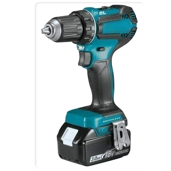 

New 2022 Makit DDF485 18V Brushless Rechargeable Impact Driver Electric Drill Power Tool 450 N.m 10mm/13mm Impact Screwdriver