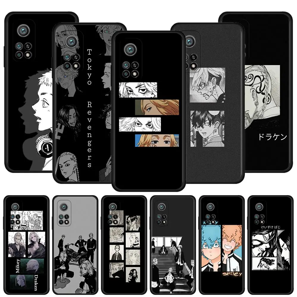 

Tokyo Revengers Anime Case For Xiaomi Mi 12 10 10T Pro 5G 12X 11 Note 10 10T 8 A2 Lite 5G 9 SE 9T CC9E Cover