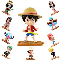 special one piece q version anime figure toy cartoon figurine doll modle luffy zoro sanji pvc model collection toy birthday gift