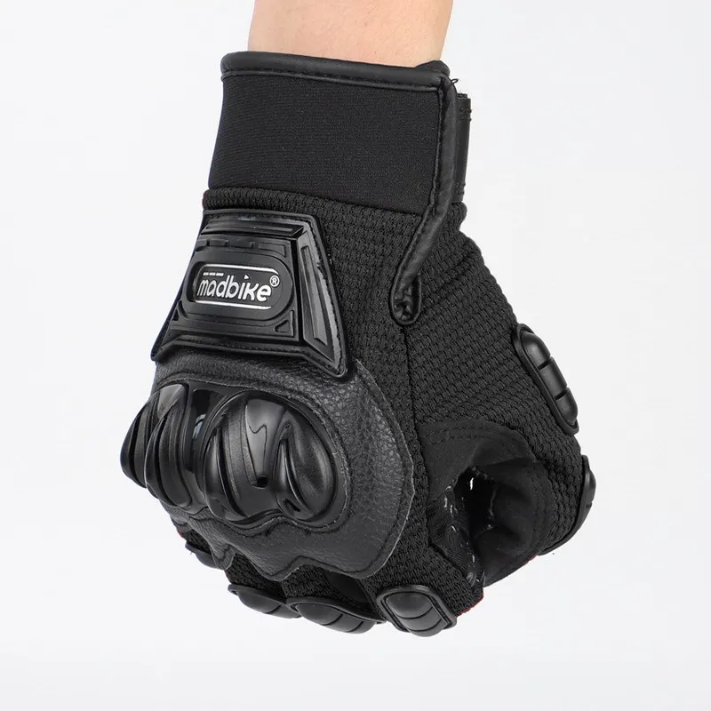 

Motorcycle Glove Summer Breathable Bicycle Full Finger Gloves Leather Retro Motorbike Touch Screen Cycling Gloves