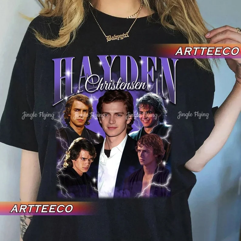 Винтажная рубашка Hayden Christensen толстовка с круглым вырезом хлопковая футболка