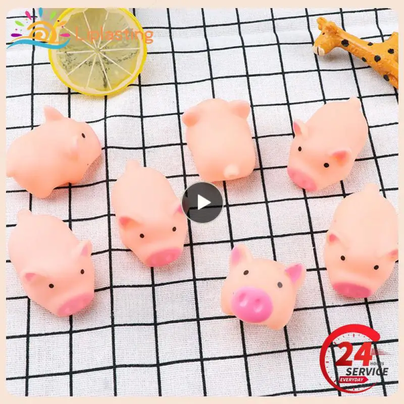 

1~40PCS Anti-stress Ball Stress Relief Toy Pet Toy Squeeze Toys Kawaii Screaming Pig Animal Models