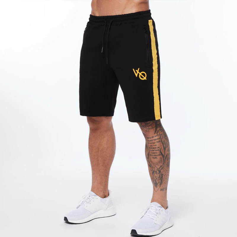 

Summer new men's sports patchwork shorts Exercise waist bodybuilding pants training running sports casual shorts