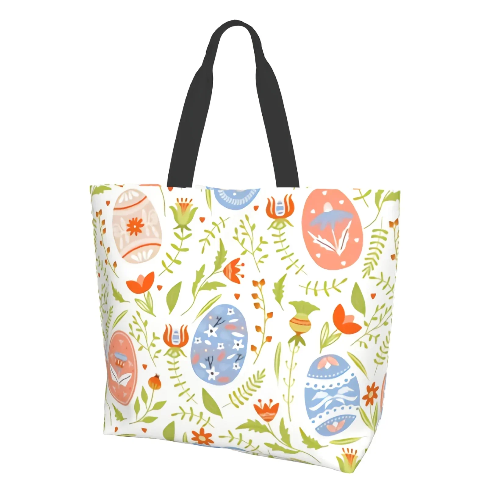 

Travel Commuter Tote Bag - Easter Egg Tote Bags for Women Pool Bag Beach Bags