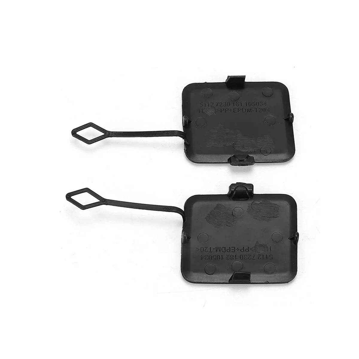 

1Pair Car Rear Bumper Tow Hook Cover Cap Towing Hole Lid Trailer Trim Cap 51127272415 for BMW X3 F25 2011 2012 2013 2014