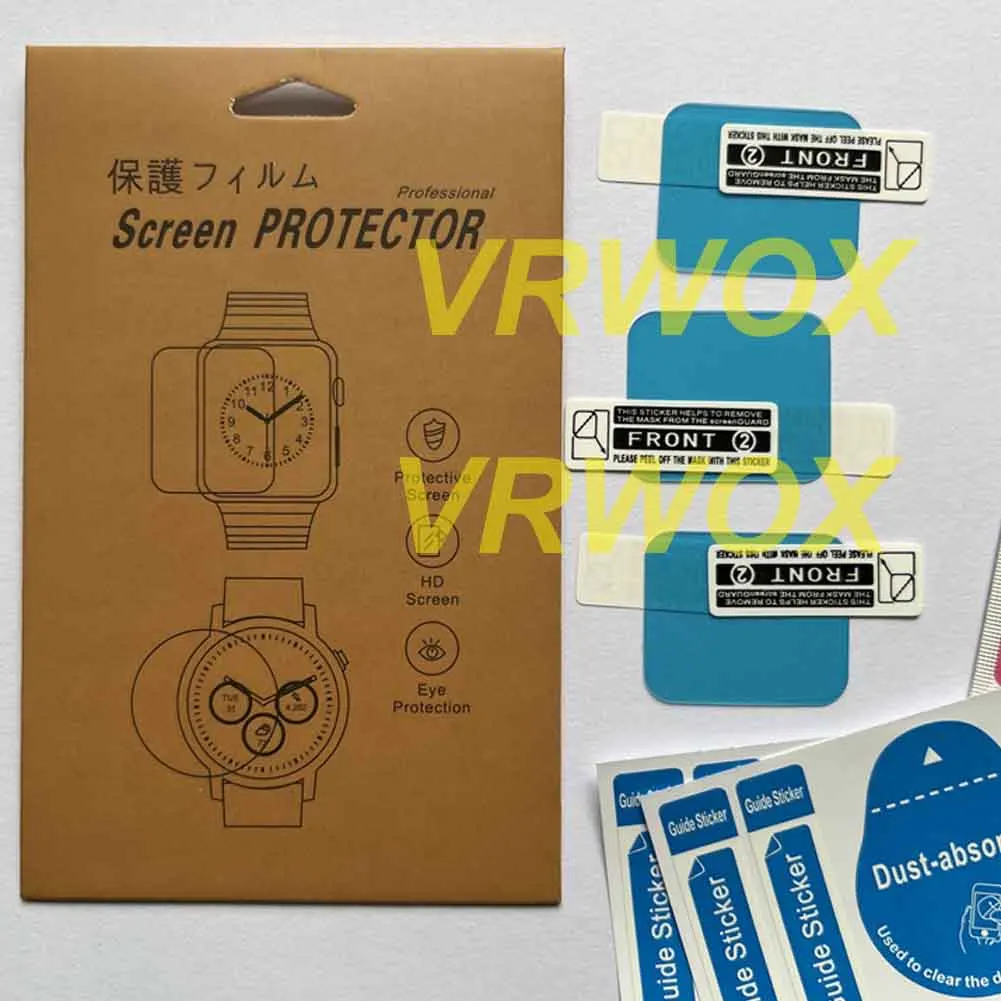 3 Pcs Screen Protector For Regulus A1180-100m A1180 Watch Clear TPU  Nano Explosion-proof