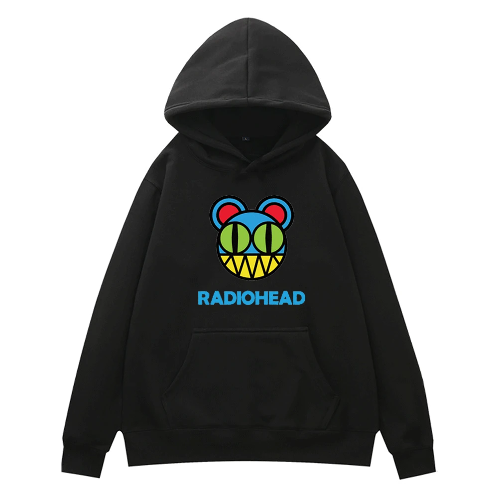

Hoodies NEW Radiohead North America Tour EU Size Men Women Concert Hooded Pullover Cartoon Cute Pattern Sweatshirt Hoodie Unisex
