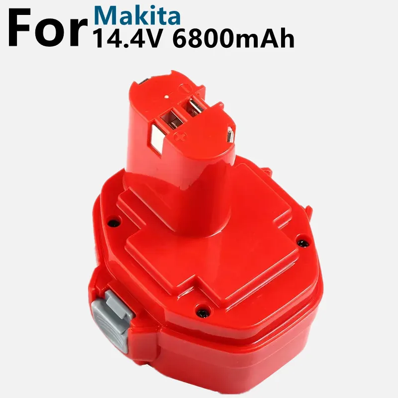 

6800mAh Replacement for Makita PA14 14.4V Battery, Ni-Mh Battery for 14.4v Makita 1420 1422 1433 1434 1435 1435F 192699-A