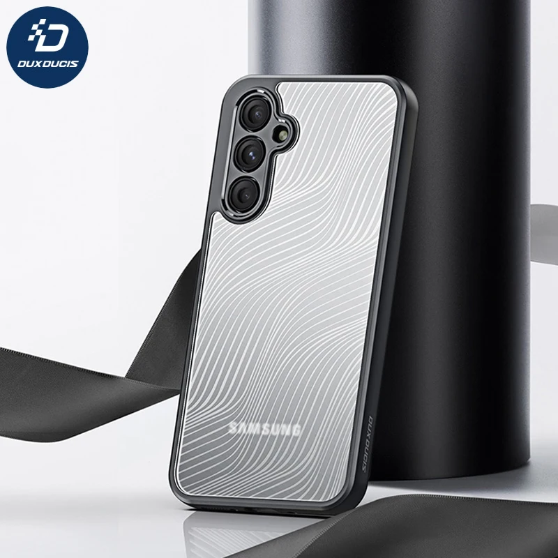

For Samsung Galaxy A54 A34 5G Case DUX DUCIS Aimo Series Shockproof PC+TPU Flowing Line Matte Anti-fingerprint Cover For A14 4G