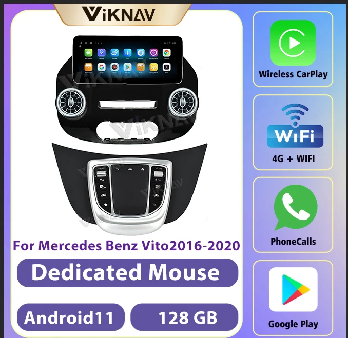 

Android 12.3 inch Car Radio Head Unit for Mercedes Benz Vito 2016-2020 Stereo Receiver Multimedia Player 2Din Tape Recorder