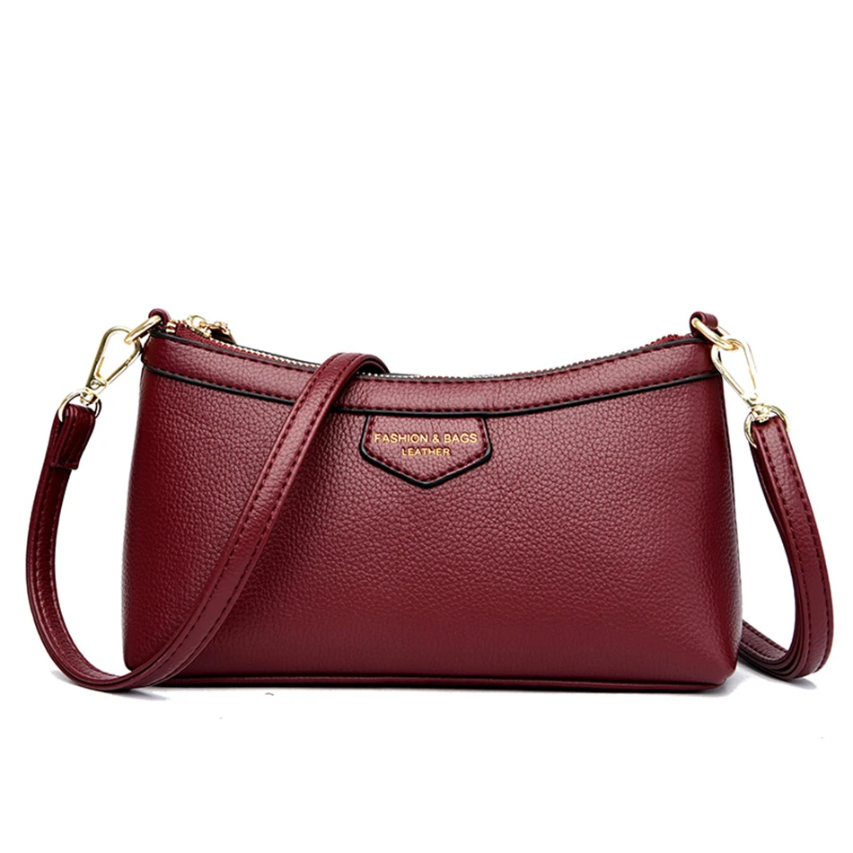 

High Quality Soft Leather Shoulder Crossbody Bags for Women 2023 Luxury Purses and Handbags Women Bags Designer Messenger Bag