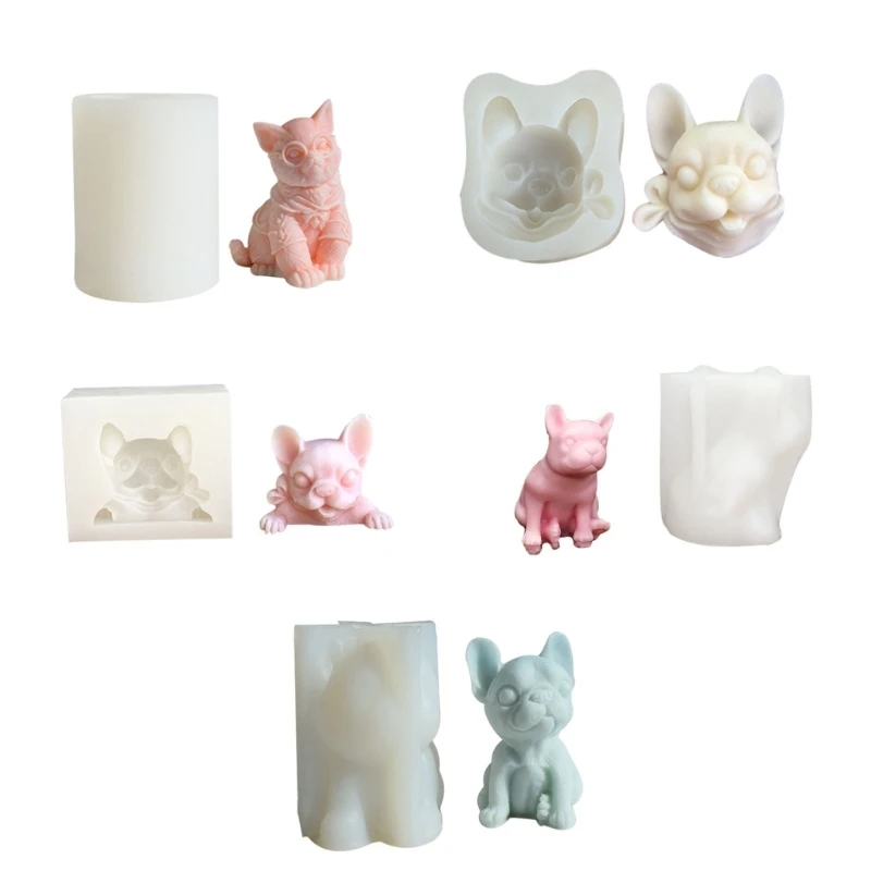

French Fighting Dog Cake Chocolate Cake Fondant Mold Diy Baking Mold